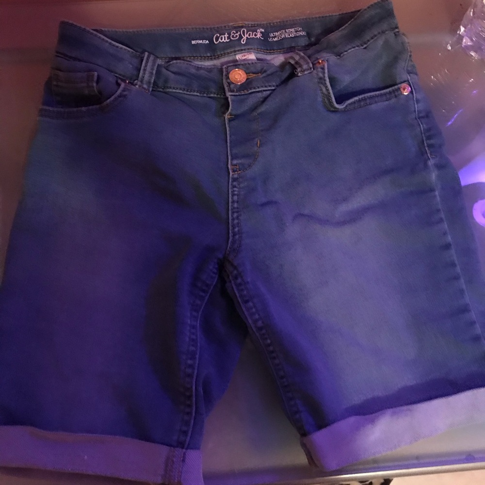 Denim shorts